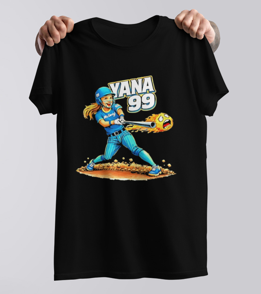 Moswag Yana 99 Softball Flaming Ball Action T-Shirt