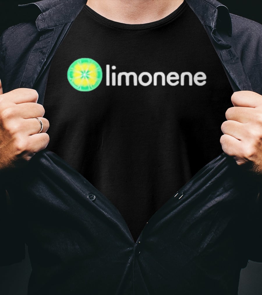 Limonene Citrus Slice Green Yellow T-Shirt