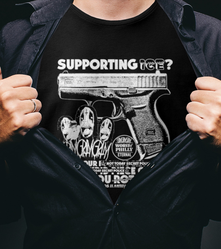 Supporting Ice Paid For By George Soros T-Shirt