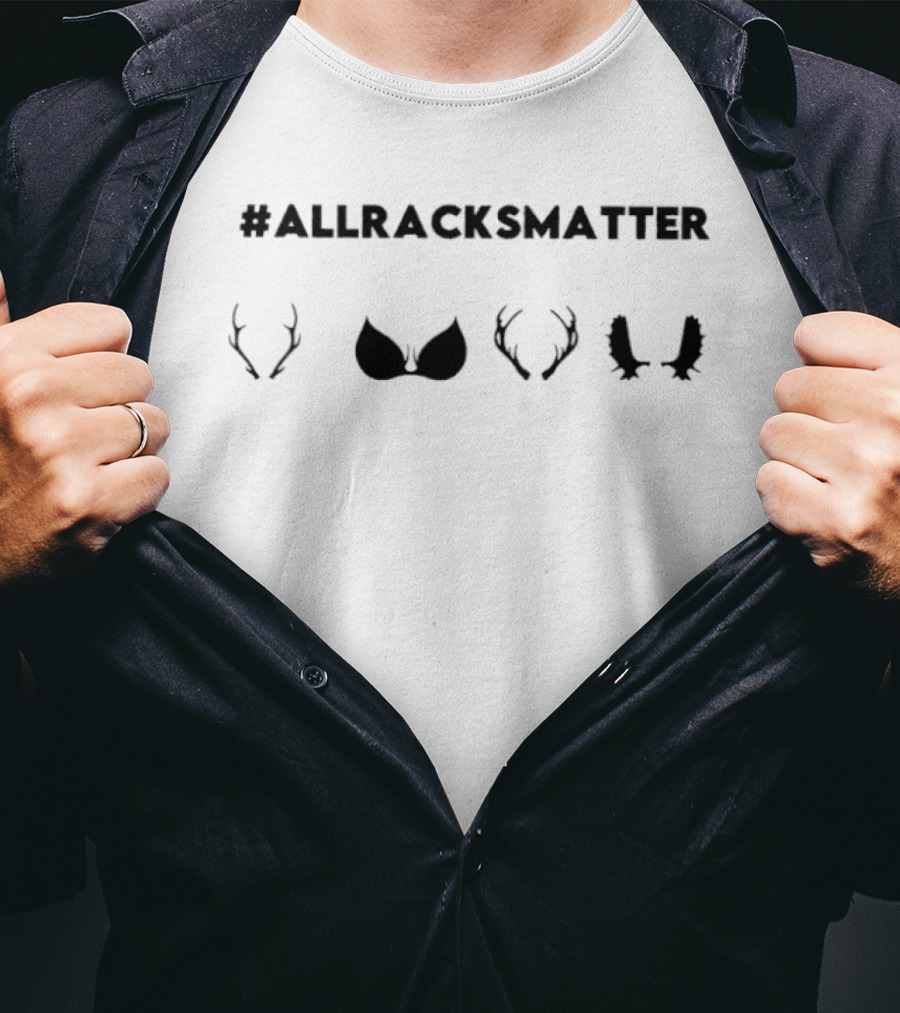 #Allracksmatter Antlers Bra T-Shirt