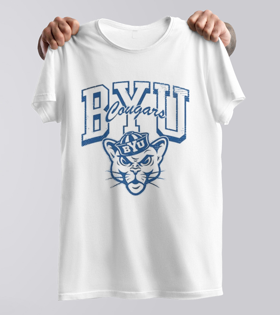 BYU Cougars Alma School Football Name Arch T-Shirt