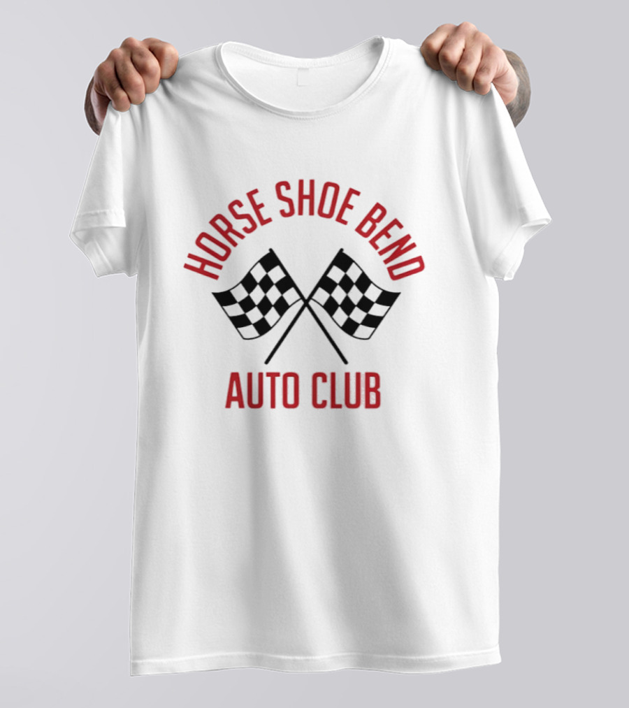 Horse Shoe Bend Auto Club Checkered Flags Hail Mary Ryan Gosling Movie T-Shirt