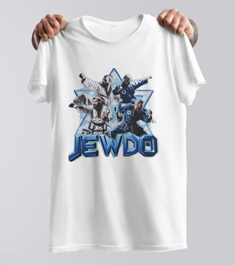 Jewdo Martial Arts Star Of David Karate Fighters T-Shirt