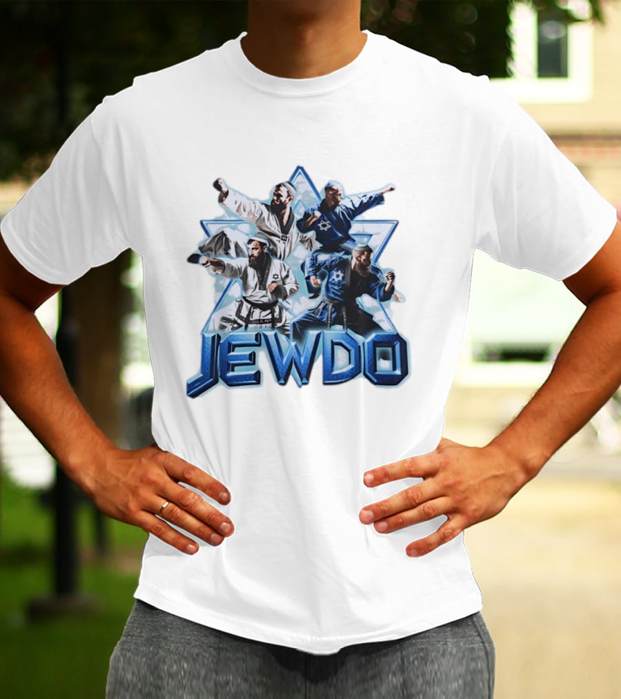 Jewdo Martial Arts Star Of David Karate Fighters T-Shirt