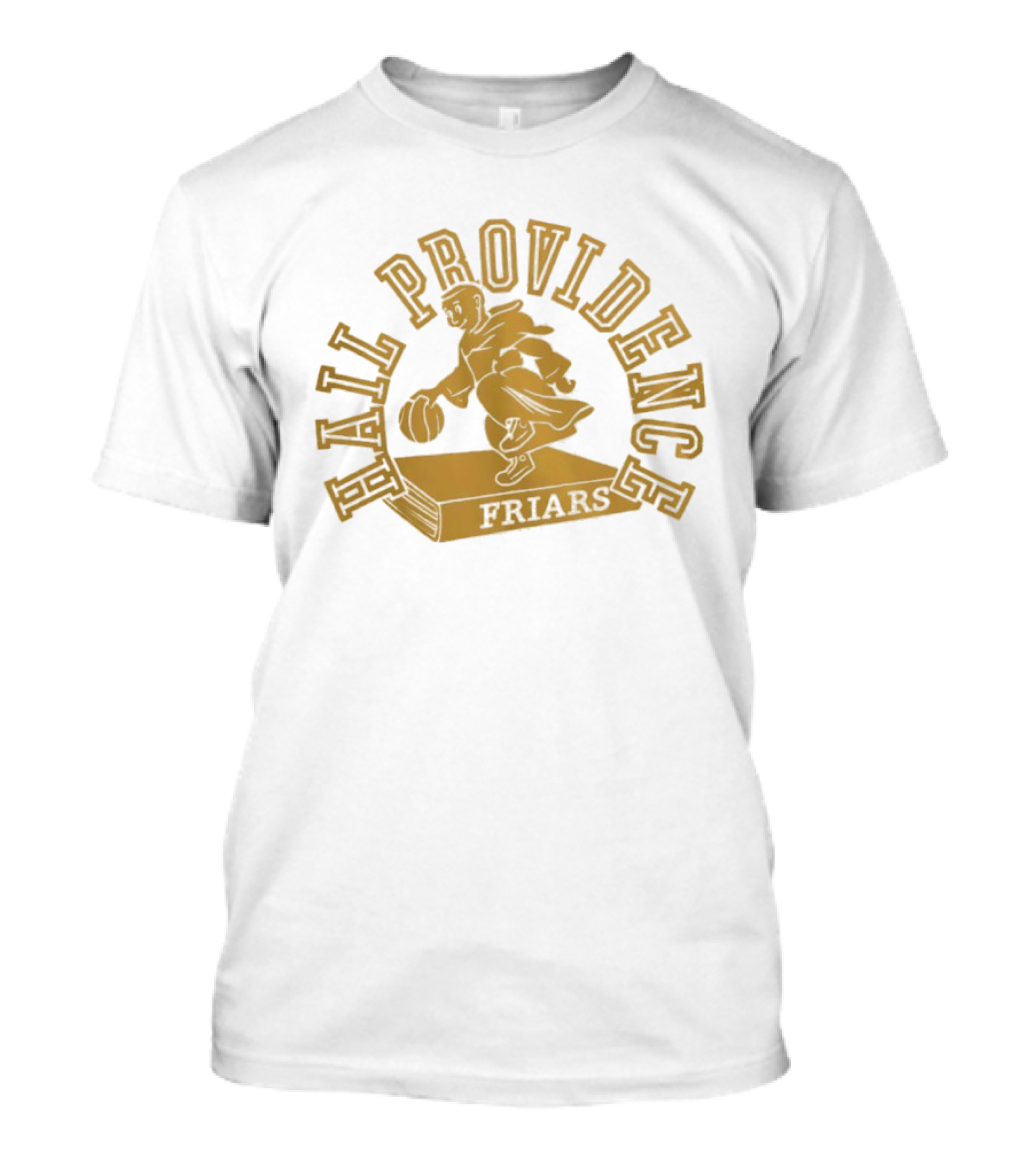Hail Providence Friars Basketball Player Statue T-Shirt