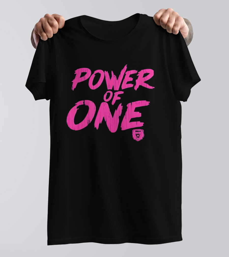 Power Of One Parkside Women's Basketball Pink Bear T-Shirt