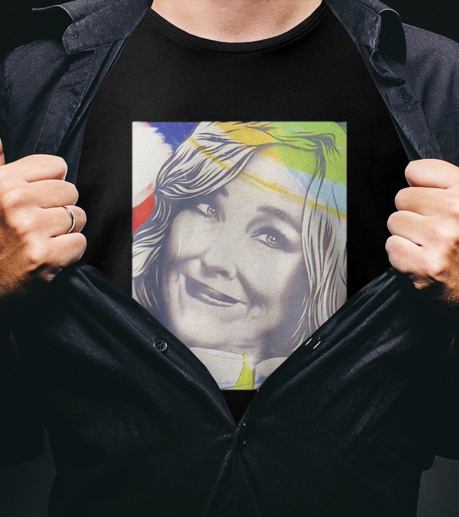 Catherine O'Hara Pop Art Style With Colorful Brushstrokes T-Shirt