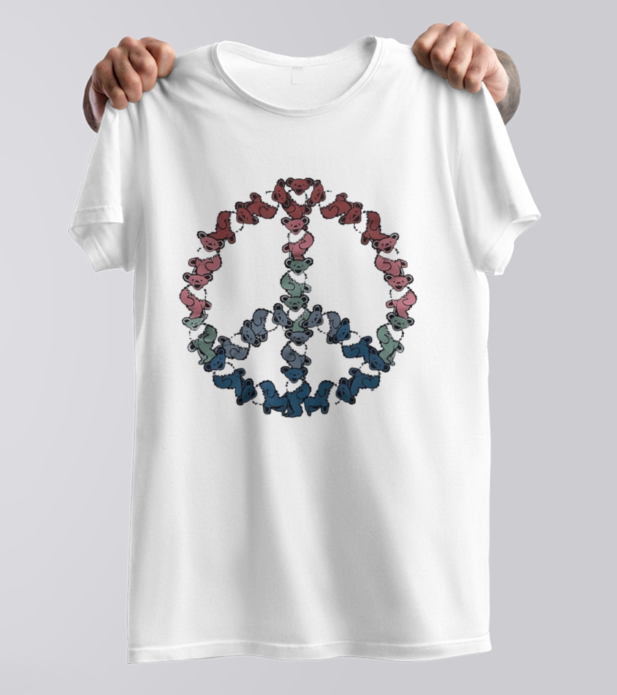 Grateful Dead Dancing Bears Peace T-Shirt