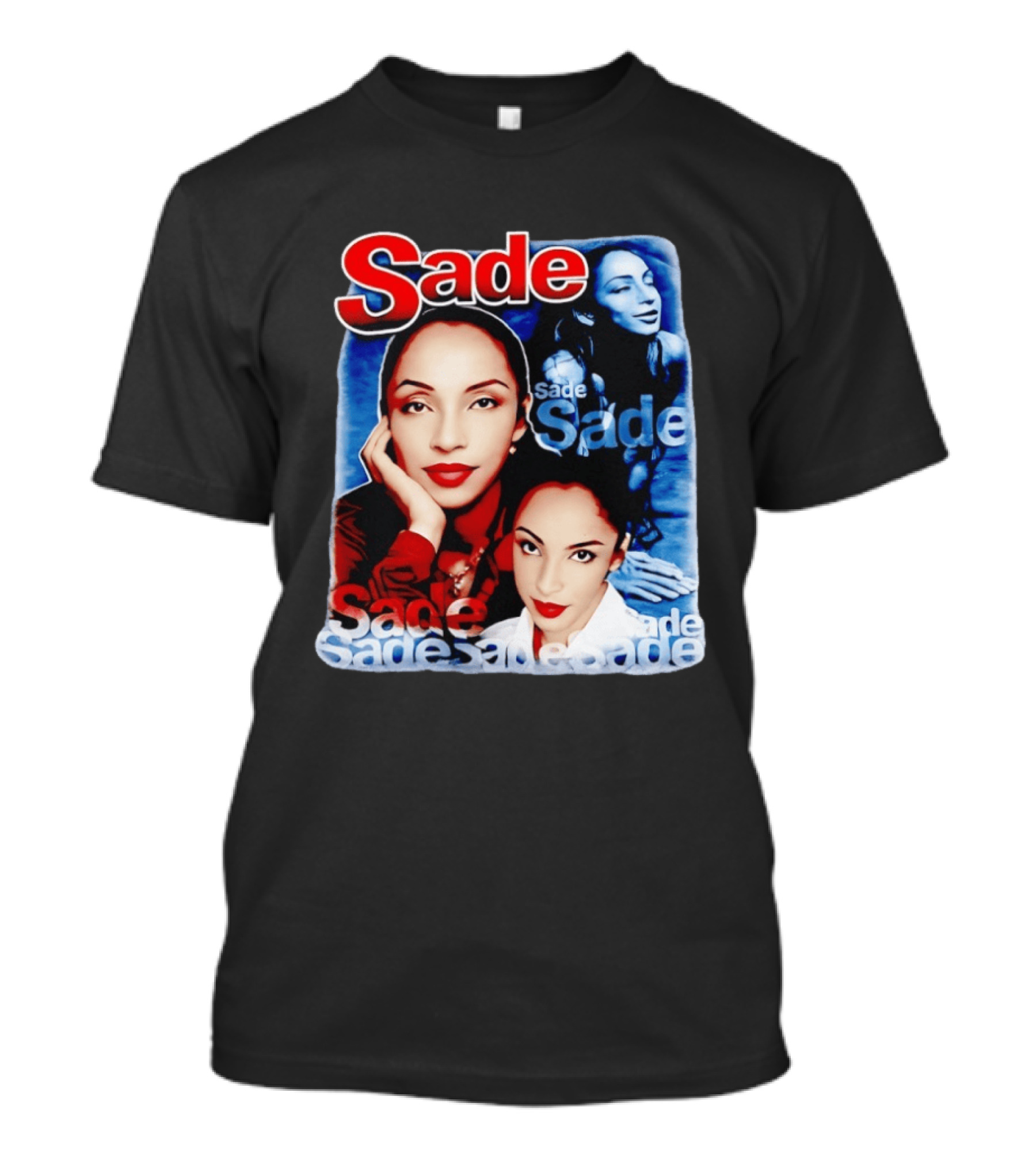 Sade Lovers Rock Tour Vintage Style Collage T-Shirt