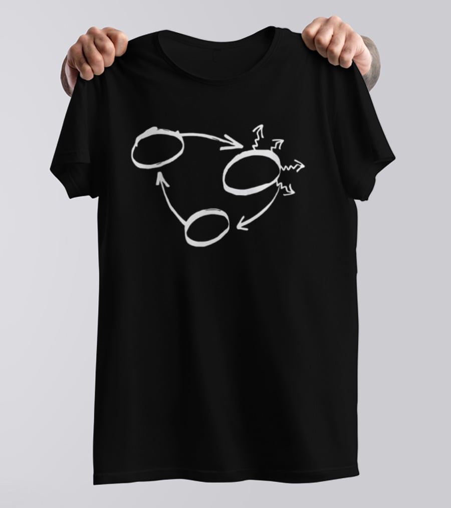 Three Circles Evangelism Diagram Arrows T-Shirt