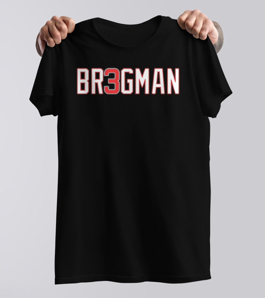 BR3GMAN Alex Bregman #3 Chicago Cubs T-Shirt