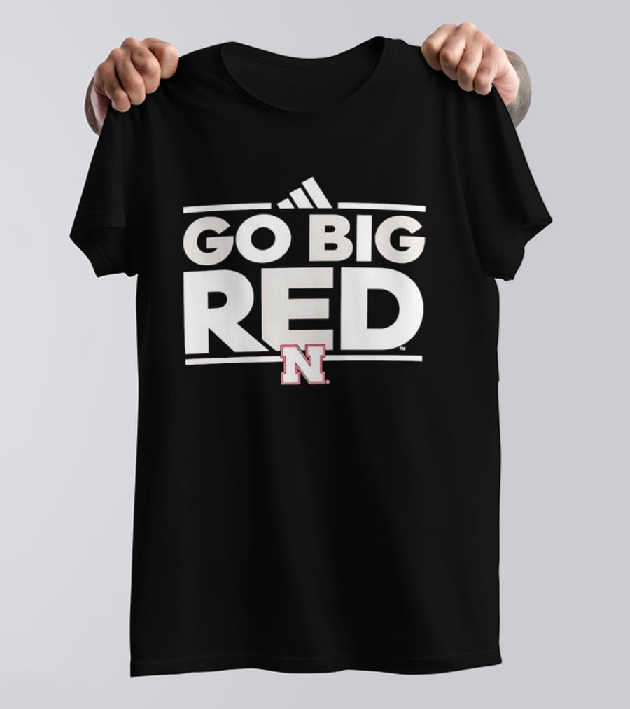 Adidas Nebraska Cornhuskers Go Big Red N T-Shirt