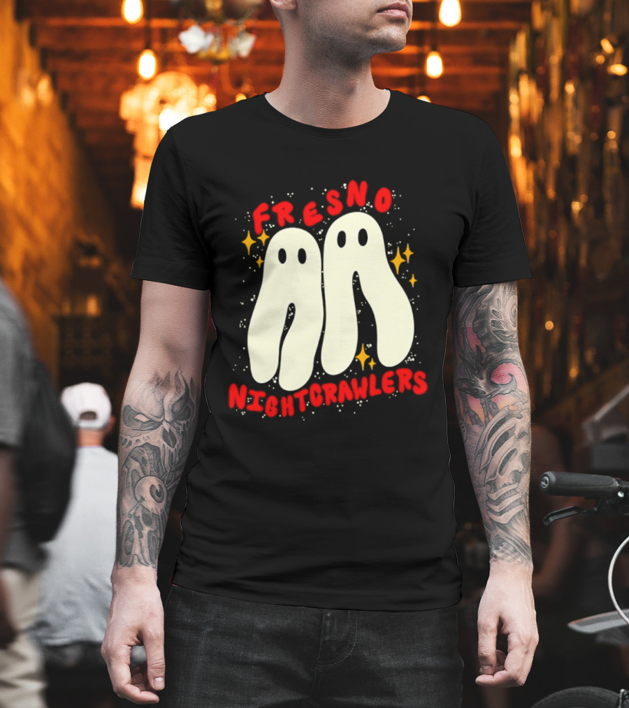 Fresno Nightcrawlers Ghost Legends Bright Starry Spirits T-Shirt