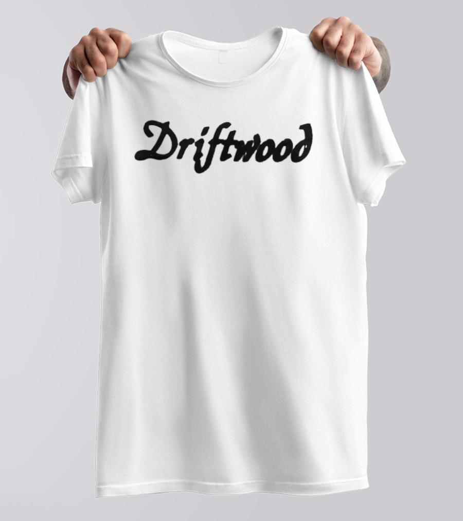 Driftwood Cursive Script T-Shirt