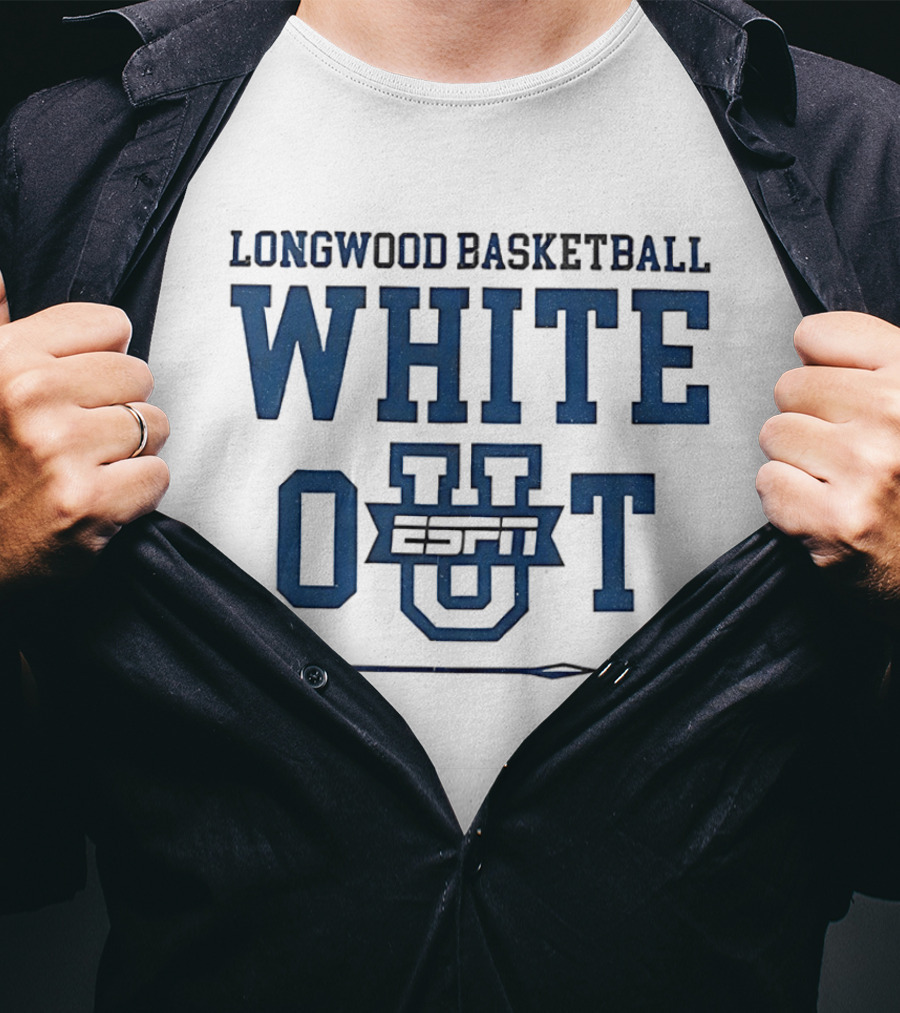 Longwood Basketball White Out ESPN Event T-Shirt