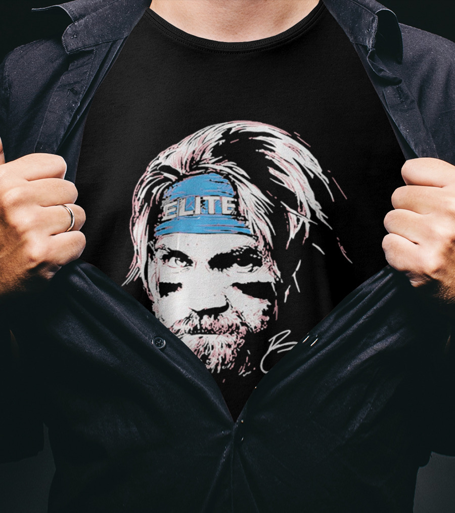 Bryce Harper Elite Iconic Philadelphia Baseball Legend Signature Look T-Shirt