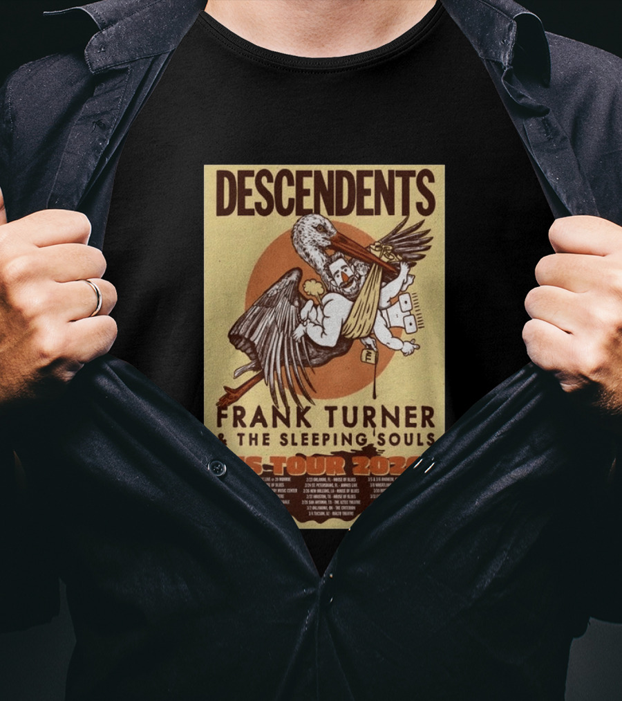 Descendents Frank Turner And The Sleeping Souls US Tour 2026 T-Shirt