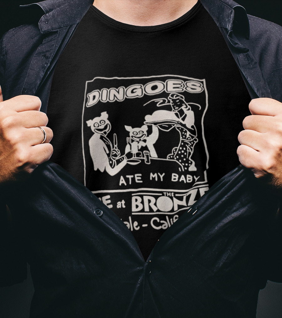 Dingoes Ate My Baby Concert At The Bronze Sunnydale California T-Shirt