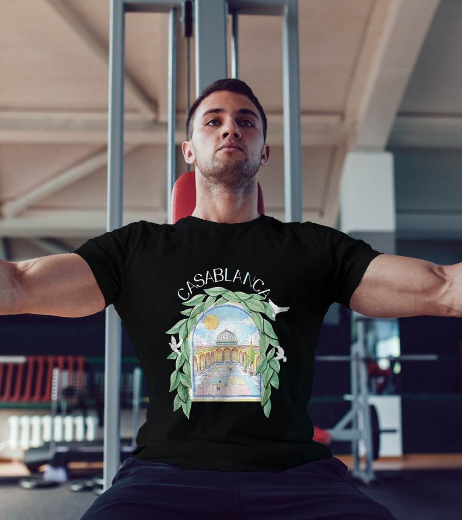 Casablanca L'Arche De Tennis Courtyard T-Shirt