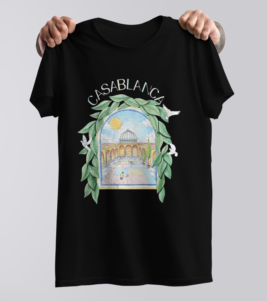 Casablanca L'Arche De Tennis Courtyard T-Shirt