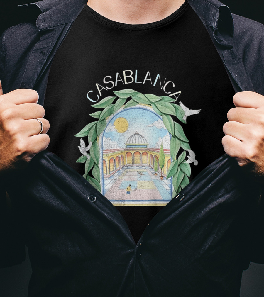 Casablanca L'Arche De Tennis Courtyard T-Shirt