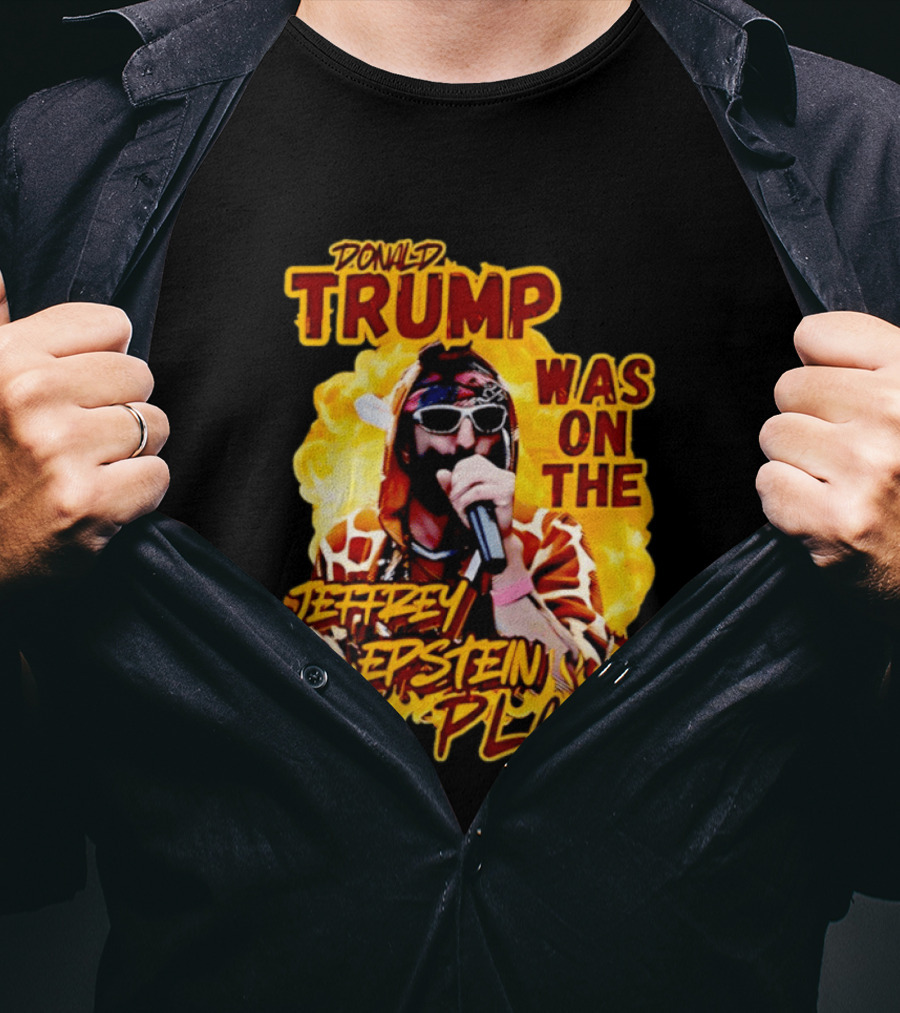 Donald Trump Was On The Jeffrey Epstein Plane Karaoke Costume T-Shirt