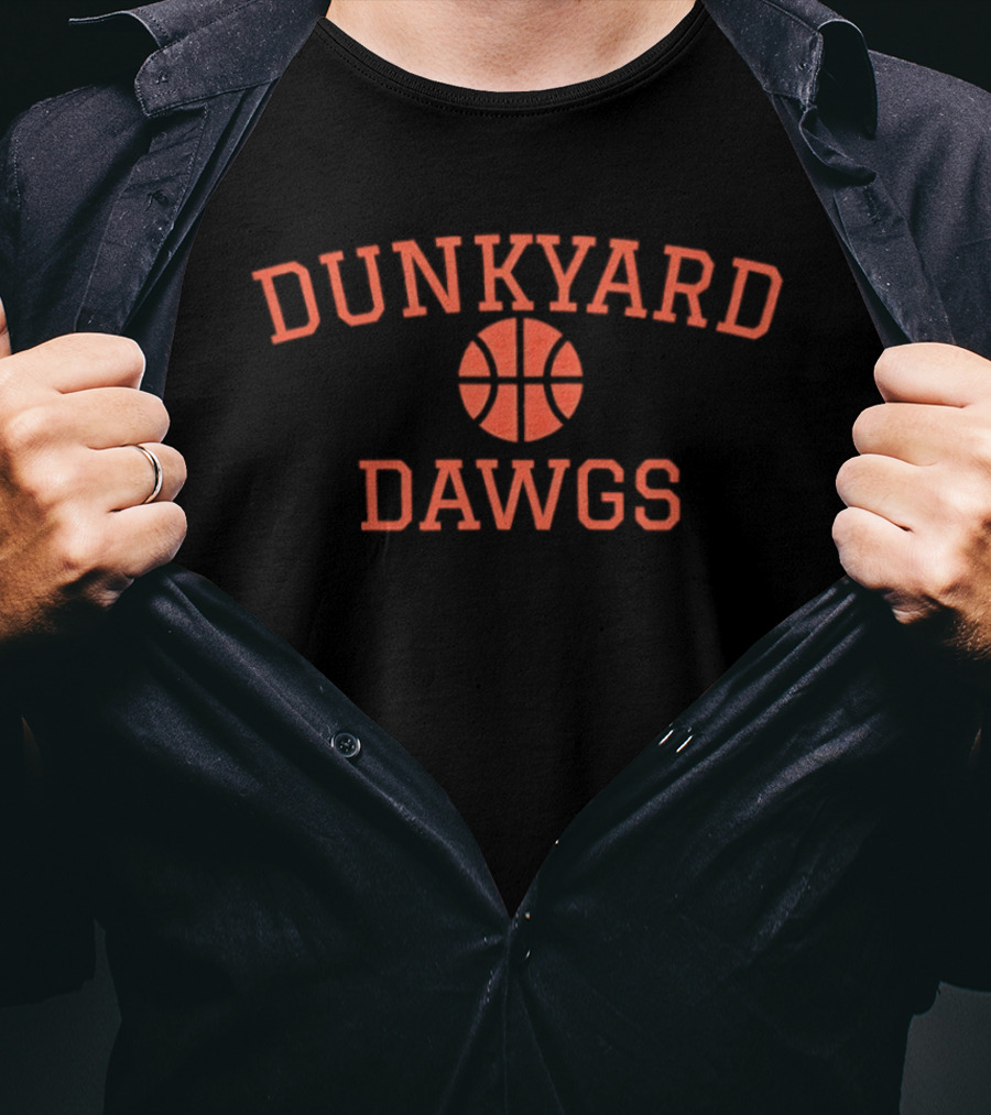 Dunkyard Dawgs Basketball Georgia Bulldogs Fan T-Shirt