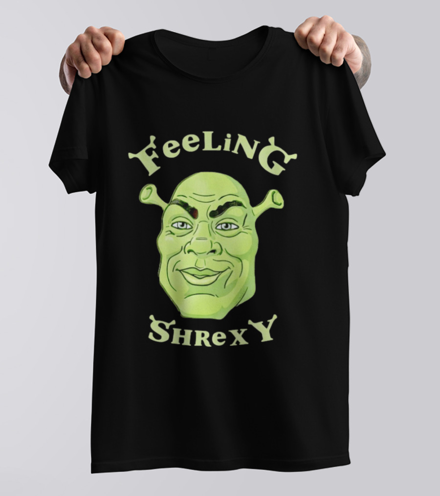 Feeling Shrexy Meme Character Face T-Shirt