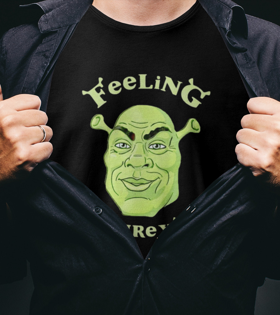 Feeling Shrexy Meme Character Face T-Shirt