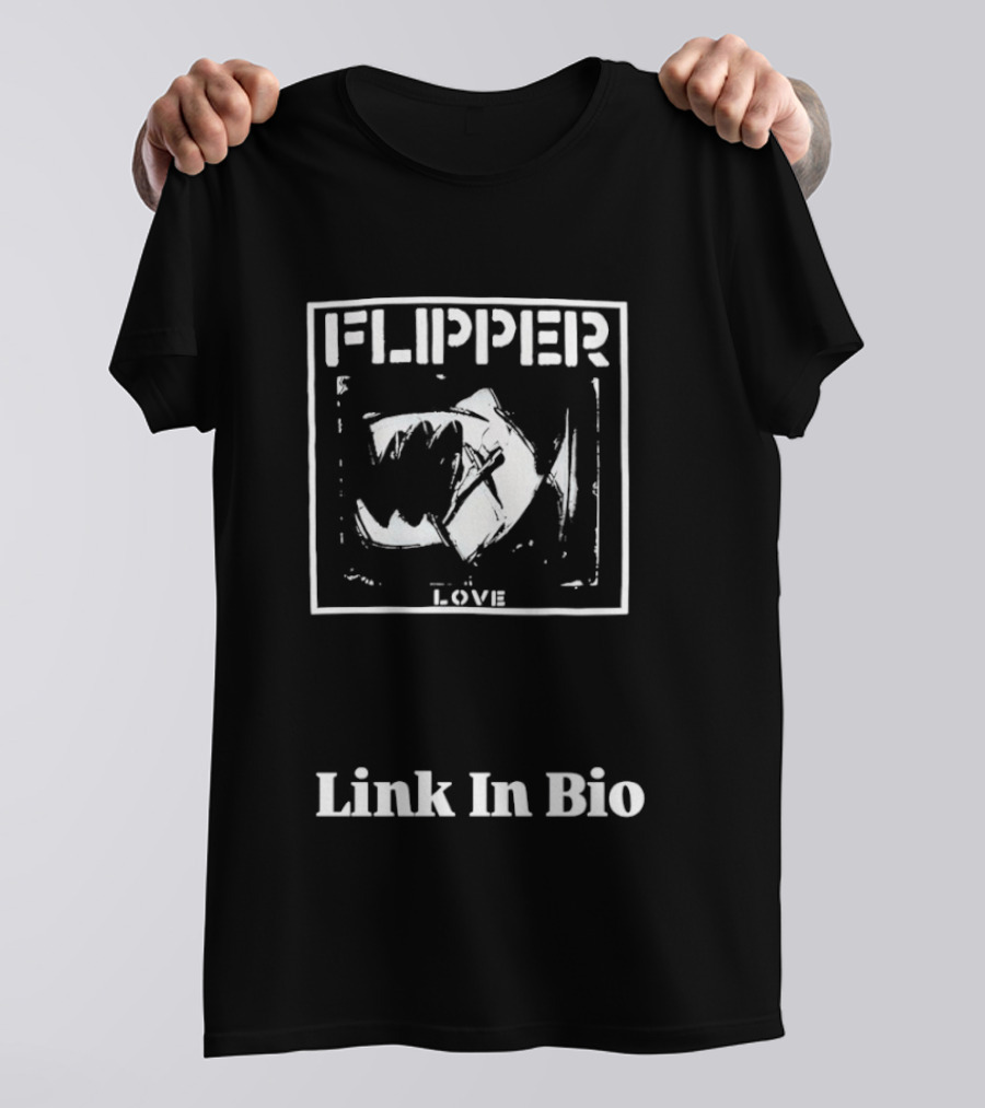 Flipper Love Link In Bio Jaws T-Shirt