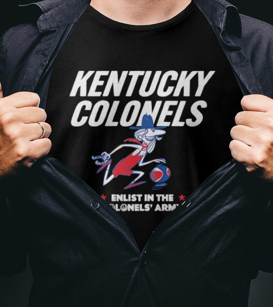 Kentucky Colonels Enlist In The Colonels' Army American Basketball Association T-Shirt