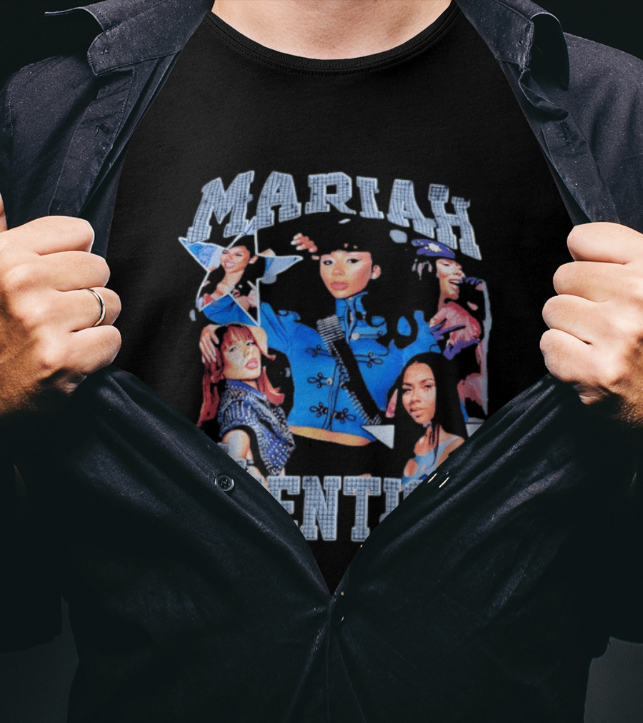 Mariah The Scientist Collage Blue Outfit Fashion T-Shirt