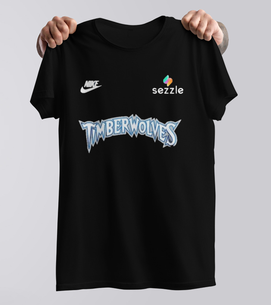 Nike Minnesota Timberwolves Sezzle Black Trees Classic 2026 T-Shirt