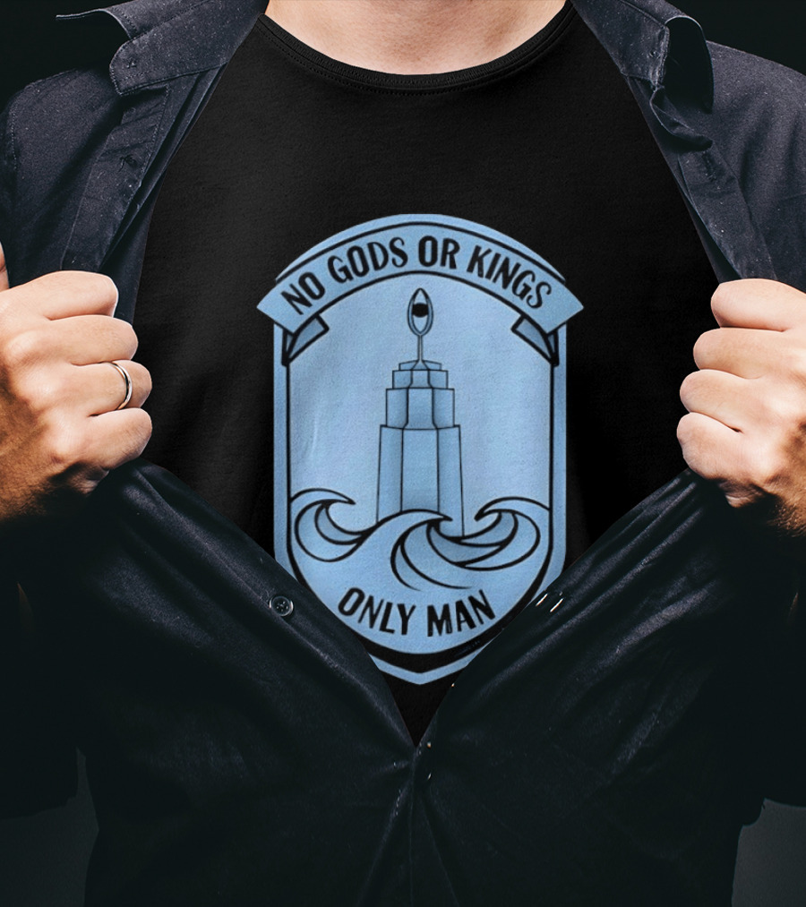 Bioshock No Gods Or Kings Only Man Rapture Lighthouse Crest T-Shirt