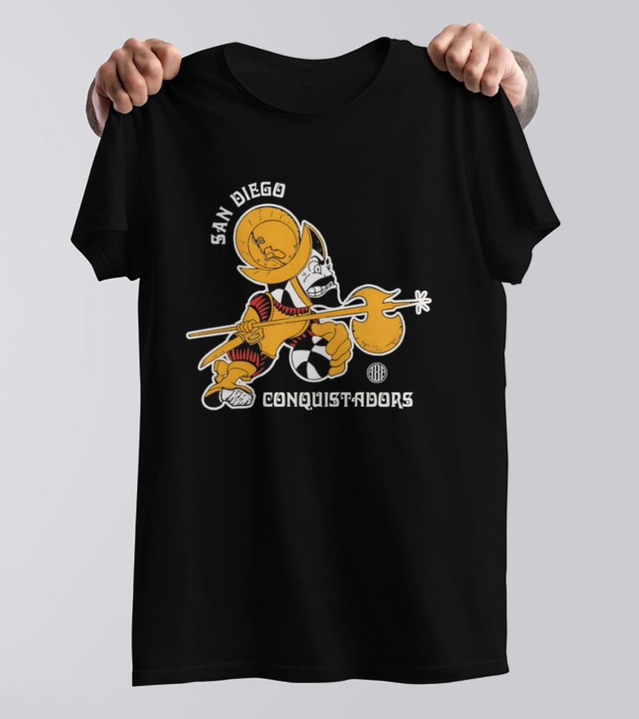 San Diego Conquistadors ABA Retro Basketball Team T-Shirt
