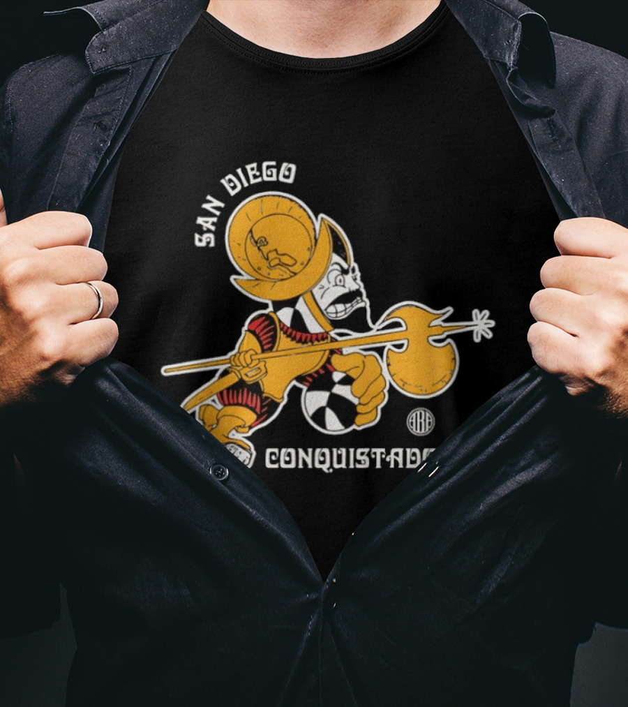 San Diego Conquistadors ABA Retro Basketball Team T-Shirt