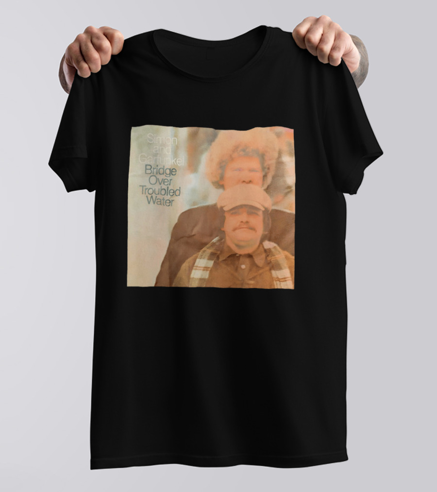 Simon And Garfunkel Bridge Over Troubled Water Album Cover T-Shirt
