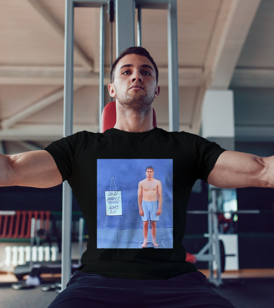 QB 01 Brady Combine 6043 211 New England Patriots T-Shirt