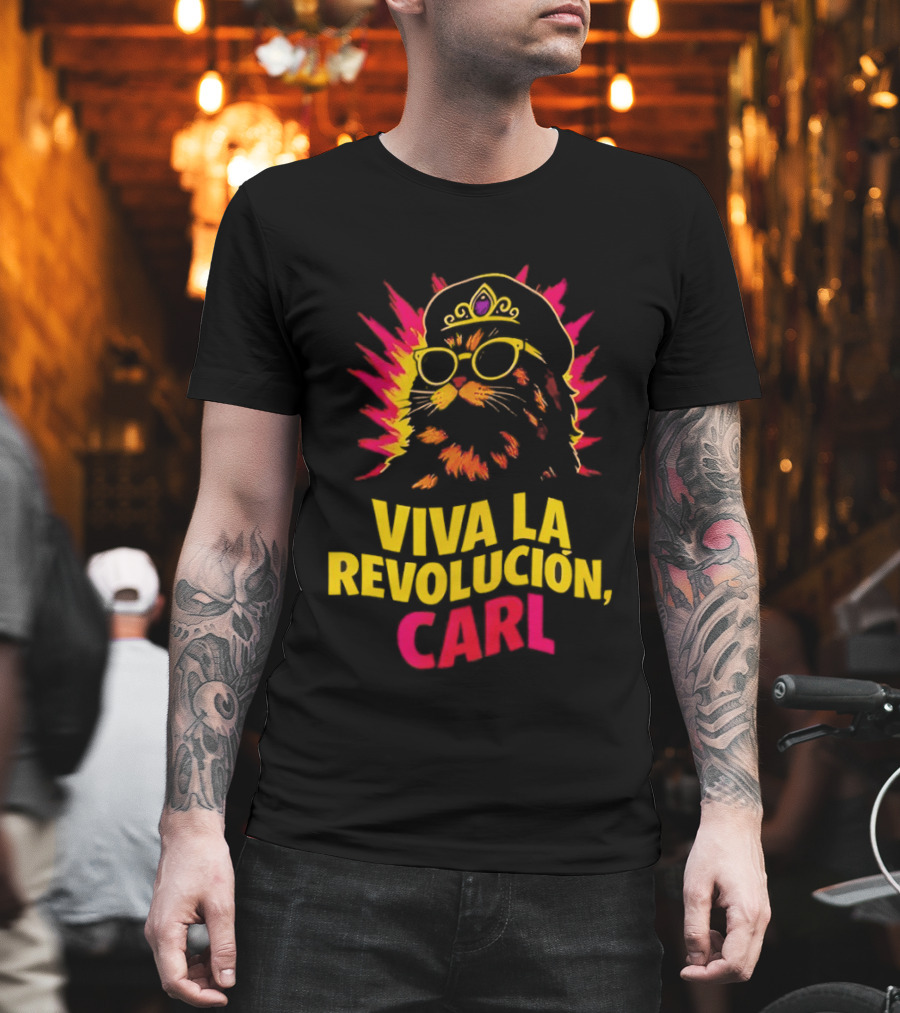 Viva La Revolucion Carl Dungeon Crawler Carl Cat Revolution T-Shirt