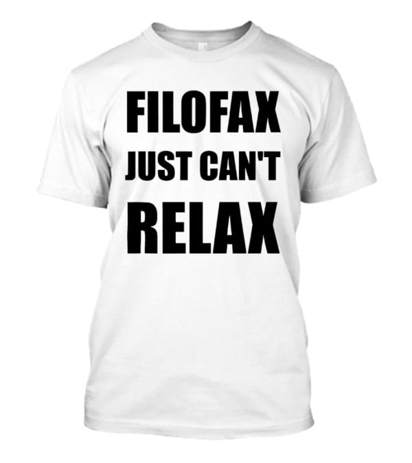 FILOFAX Just Can't Relax T-Shirt