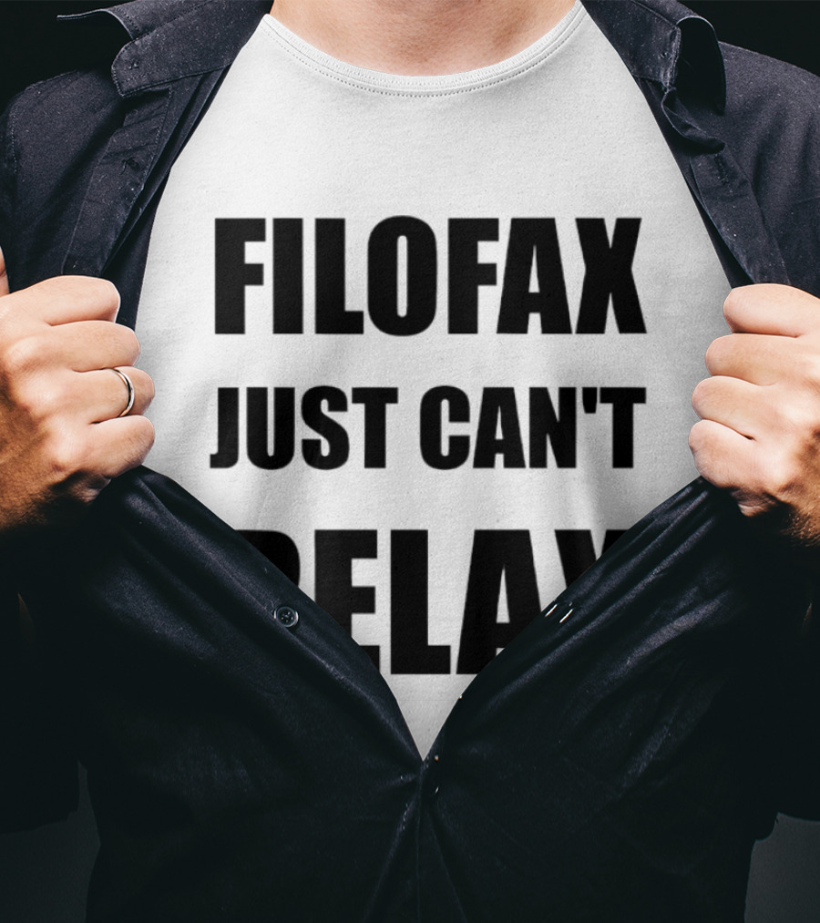 FILOFAX Just Can't Relax T-Shirt