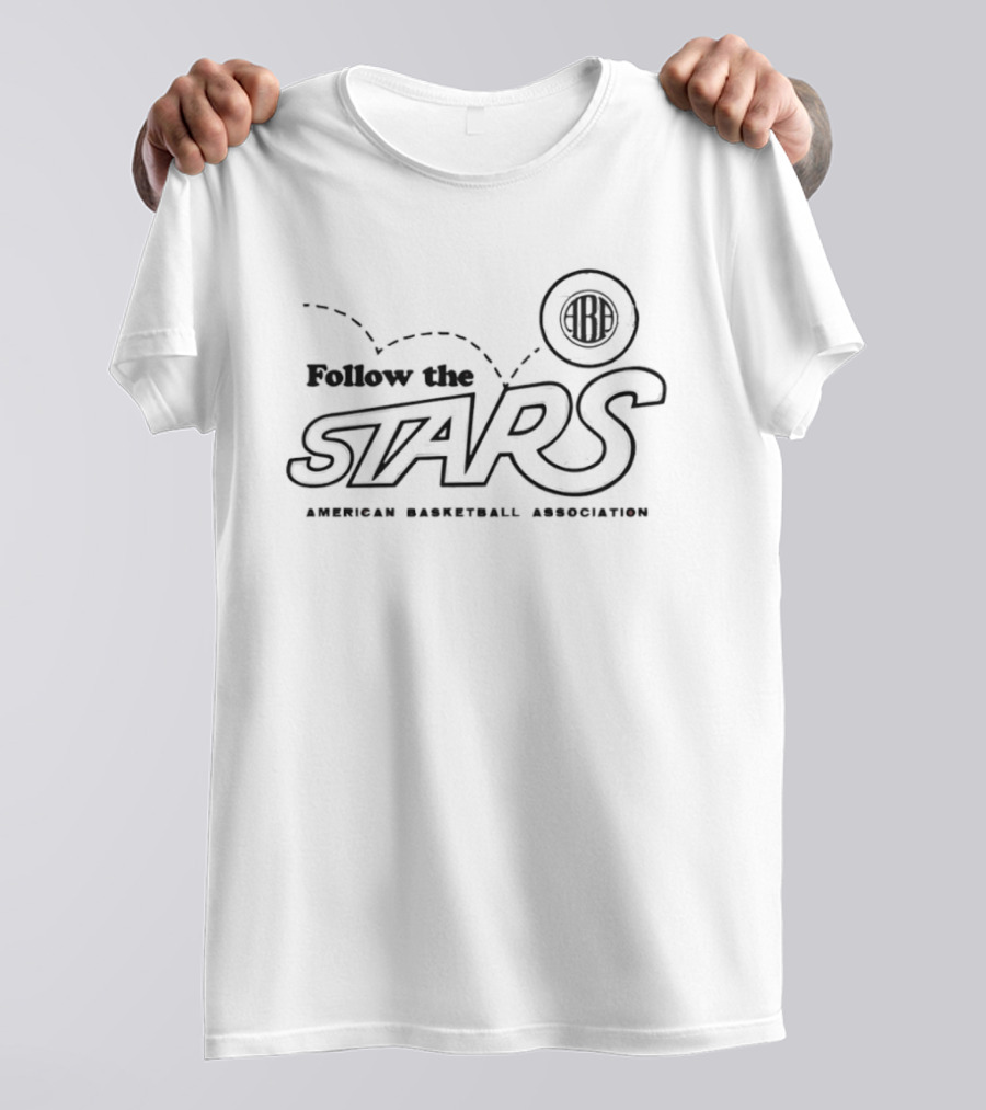 Follow The Stars ABA American Basketball Association T-Shirt