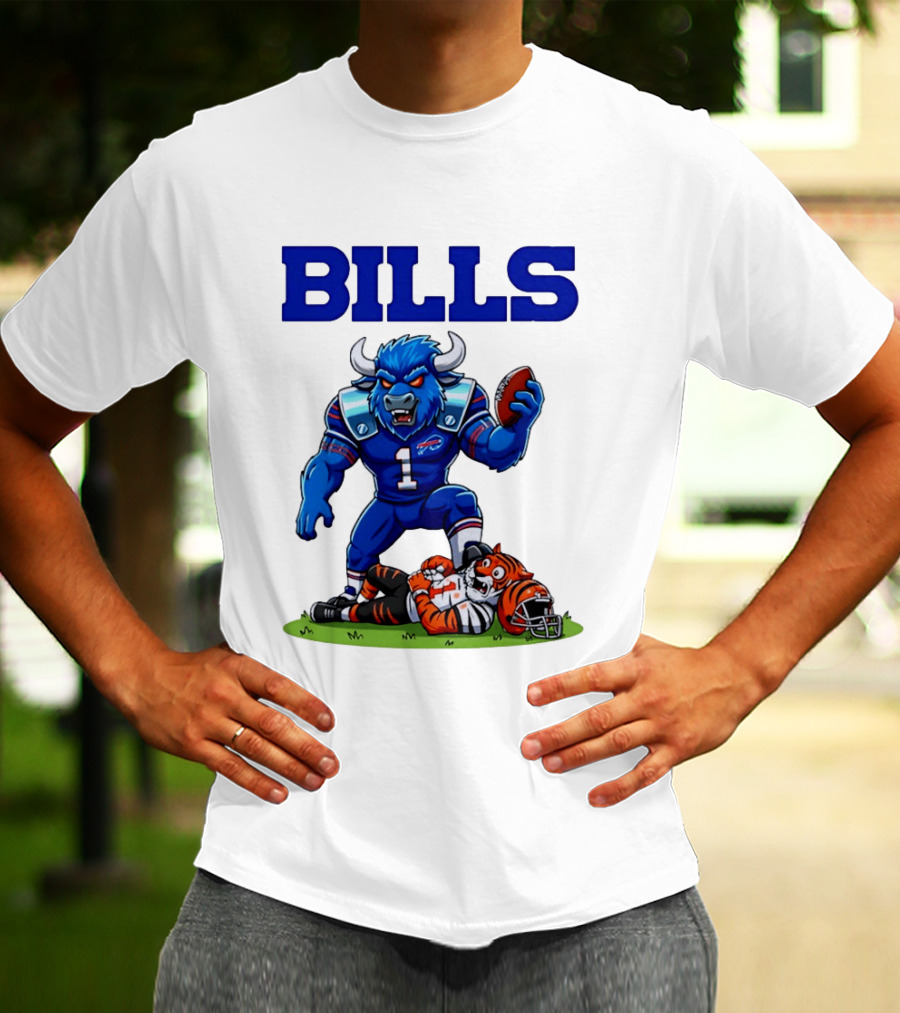 Buffalo Bills Dominating Victory Over Cincinnati Bengals Football Rivalry T-Shirt
