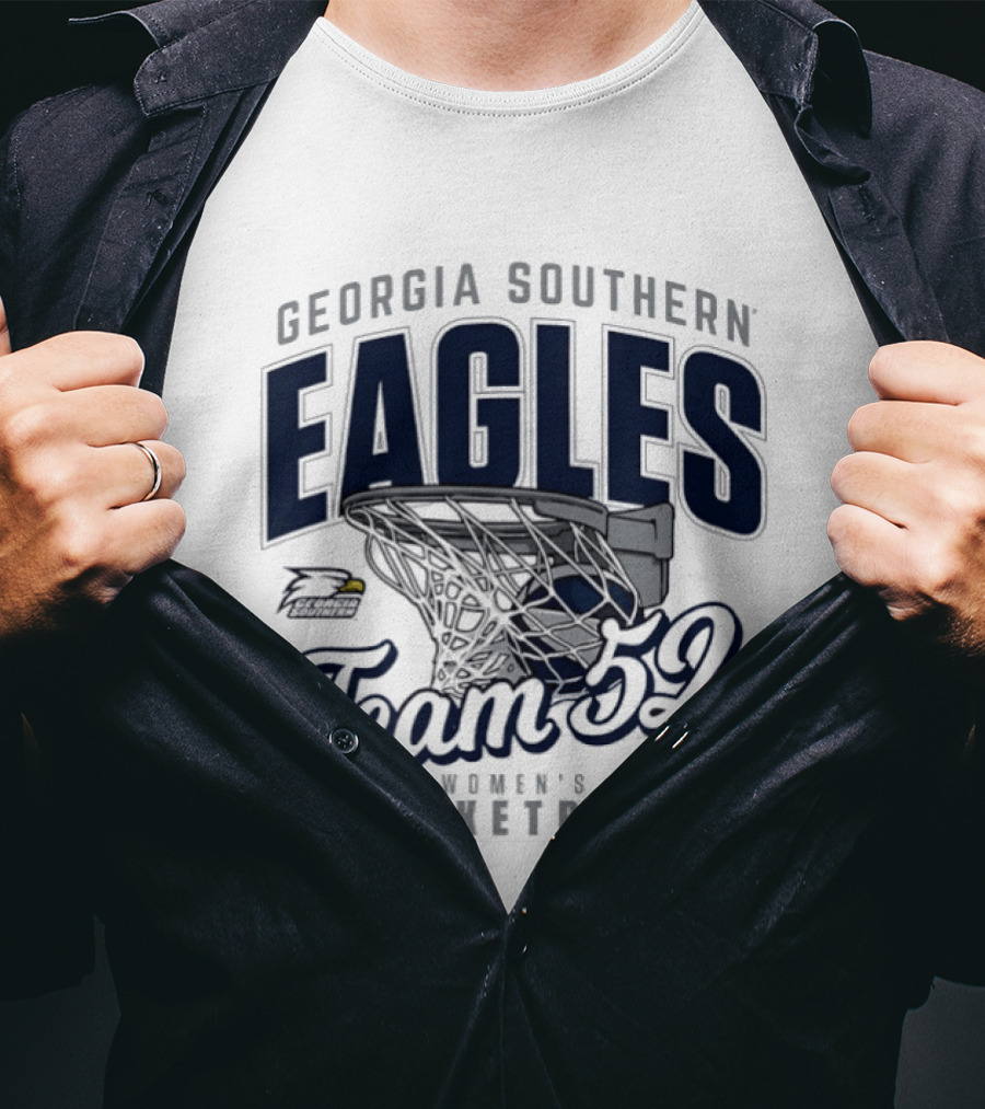 Georgia Southern Eagles Basketball Team 52 Women's NCAA T-Shirt