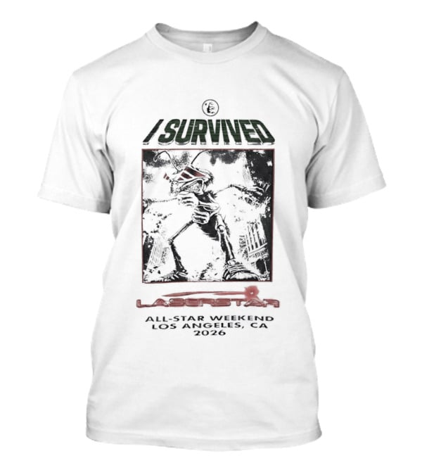 I Survived All Star Weekend Los Angeles CA 2026 Robot Warrior T-Shirt