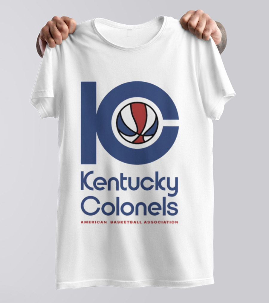 Kentucky Colonels 10 Colonel Army American Basketball Association Fan Collection T-Shirt
