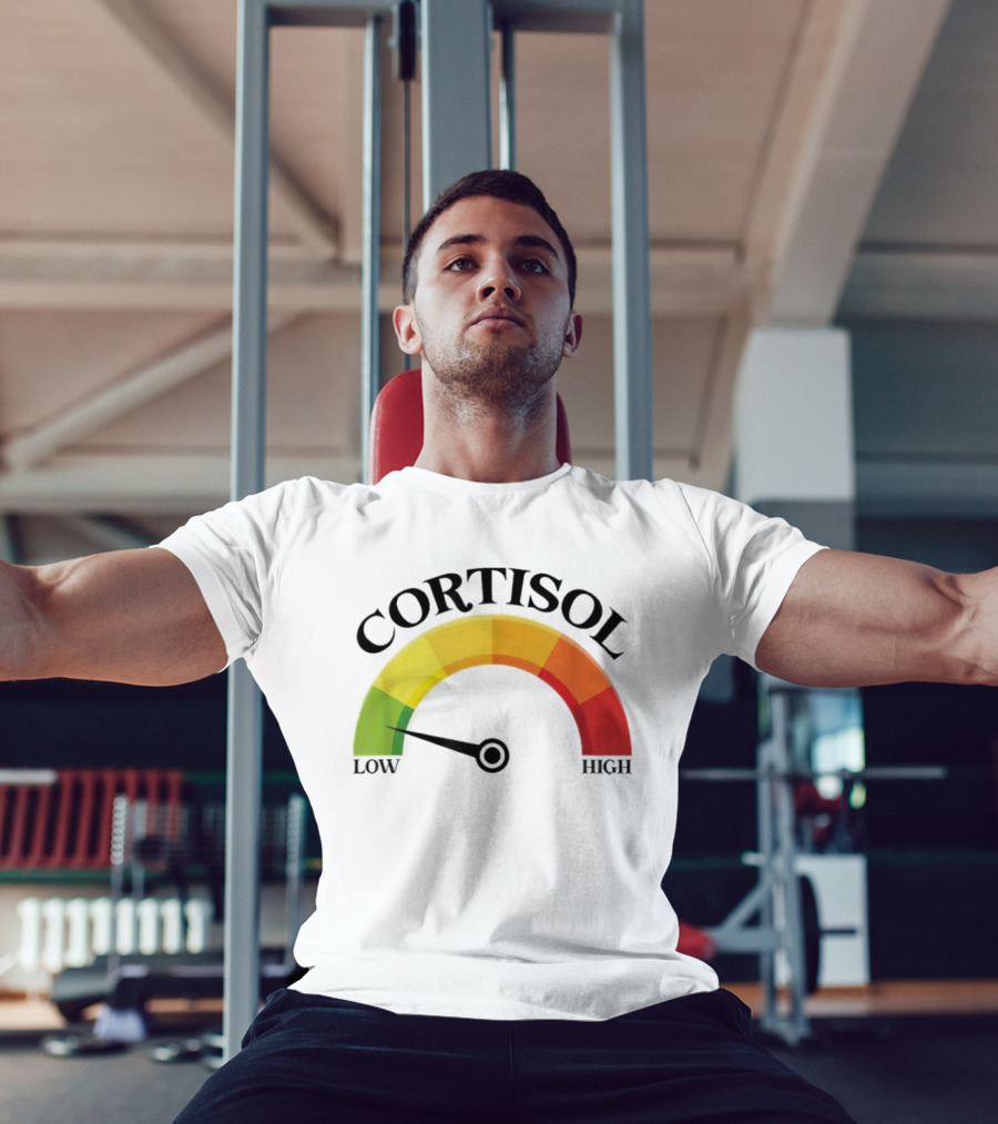 Cortisol Gauge Low Wellness Motivation T-Shirt