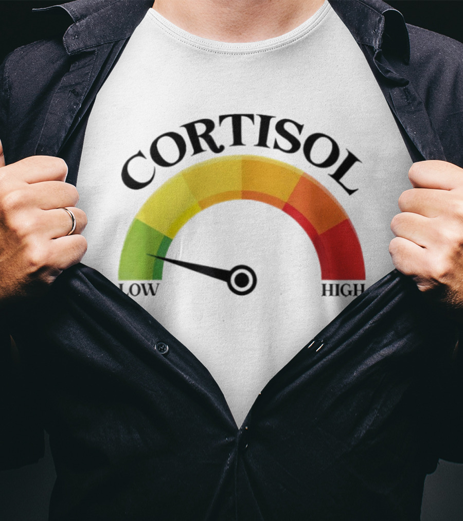 Cortisol Gauge Low Wellness Motivation T-Shirt