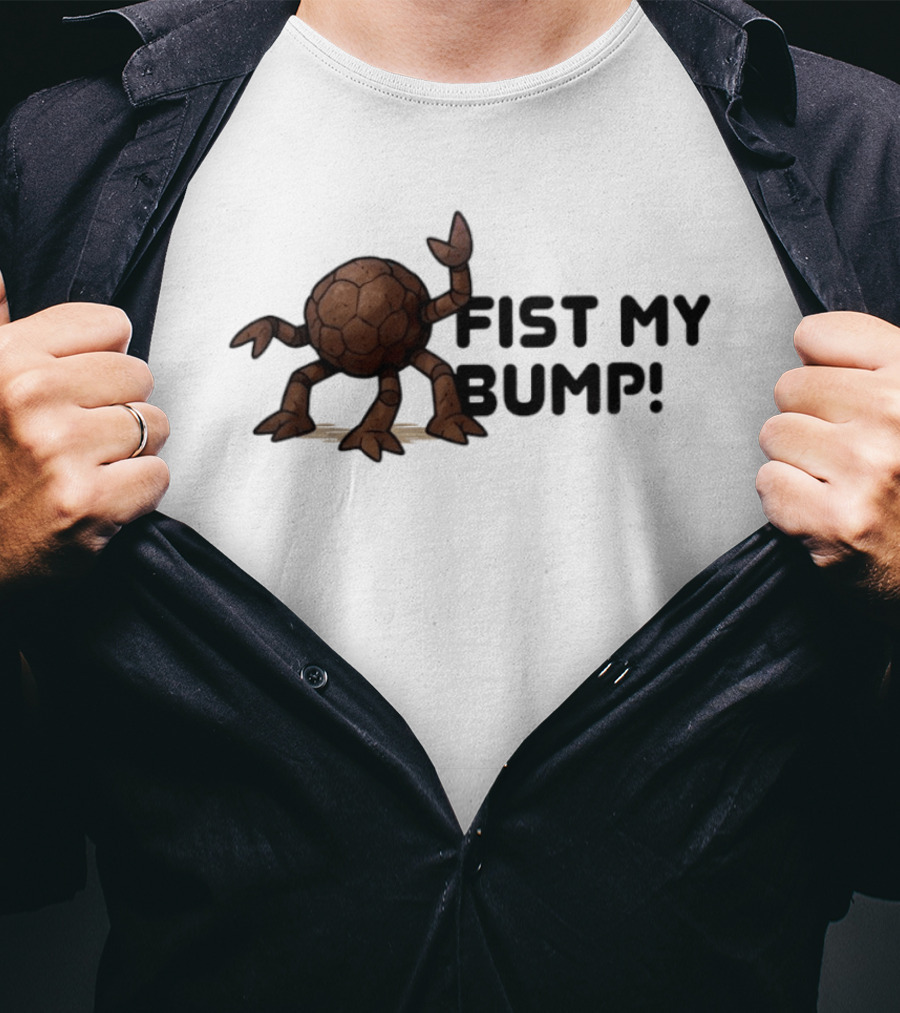 Pokémon Geodude Fist My Bump Fun Expression T-Shirt