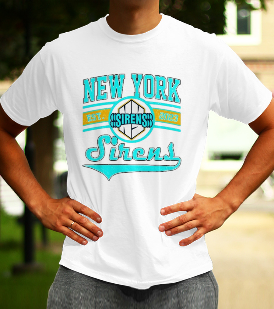 New York Sirens Women's Hockey Team Est 2023 T-Shirt